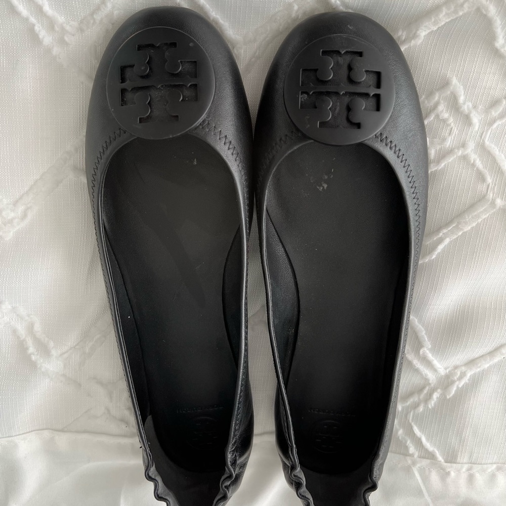 Tory Burch Size 11 Black Flats